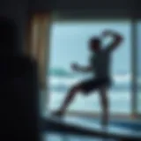 Home workout for surfers focusing on strength