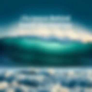 Graphic illustration of swell formation and movement