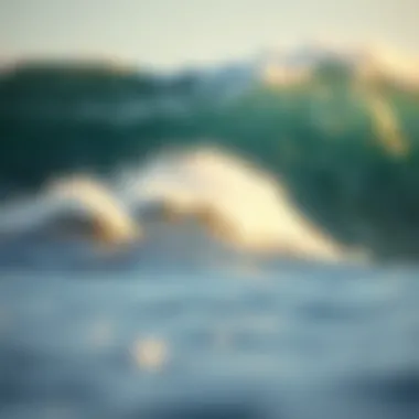 Chart depicting the relationship between swell heights and surf conditions