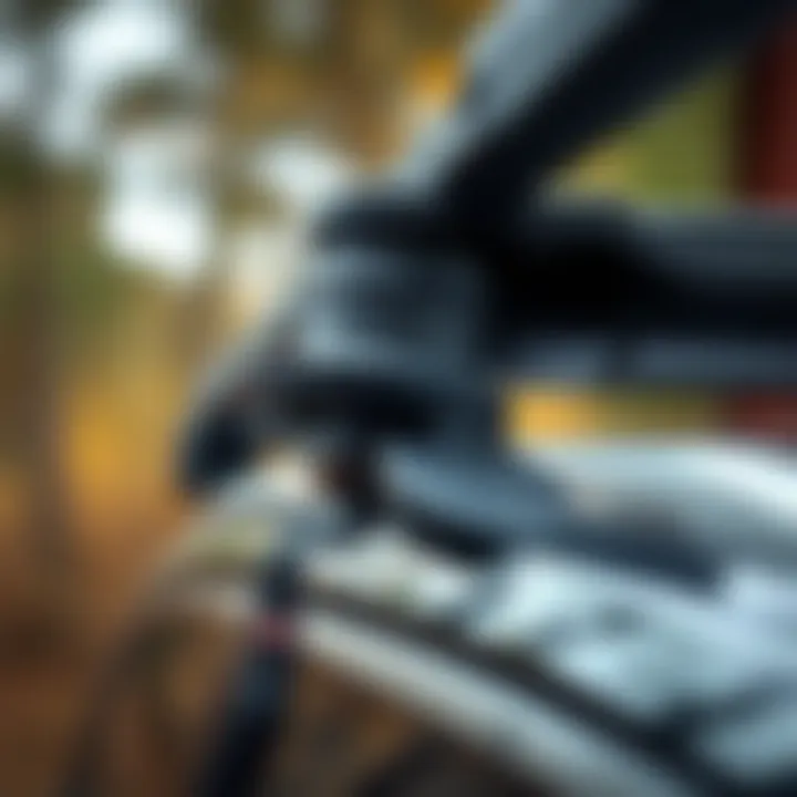 Close-up of the Thule Suction Cup design and mechanism