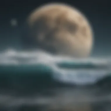 Lunar Phases and Tidal Effects An infographic illustrating the phases of the moon and their corresponding tidal effects on coastal waters.