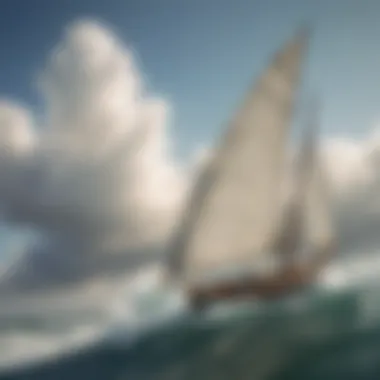 Understanding Points of Sail Diagram illustrating various points of sail in relation to wind direction