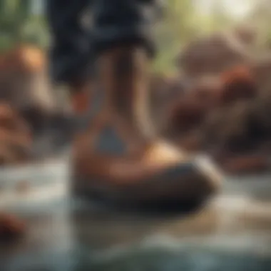 Durable Materials in Reef Boots Close-up of reef boots showcasing durable material