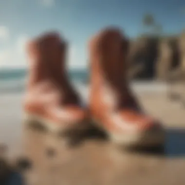 Eco-friendly reef boots made from sustainable materials