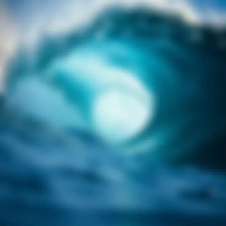 Illustration of wave energy sources and their impact