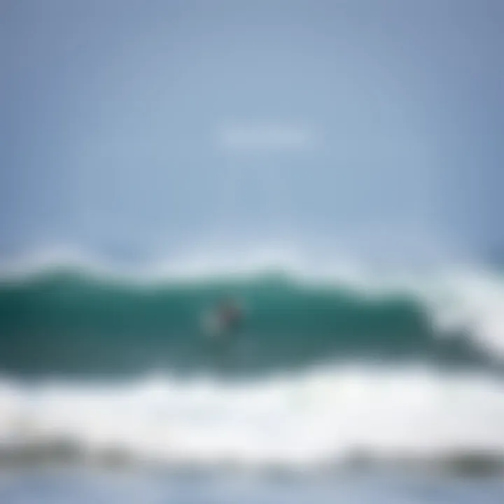 Influence of Wind Patterns on Surf Quality Diagram illustrating wind patterns and their effect on surf conditions