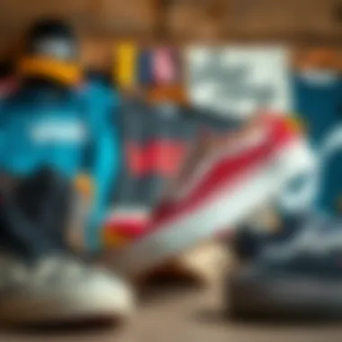 Exploring the Diverse Product Range of Vans A collage of Vans products showcasing diversity in action sports apparel
