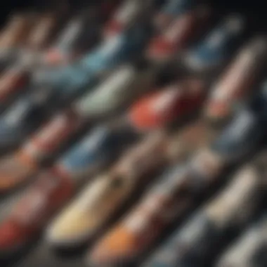 Vintage Vans skateboard shoes showcasing classic design
