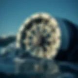 Conceptual illustration of wave energy converters operating in the ocean