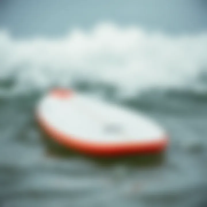 Innovative surfboard featuring Wavestorm foam