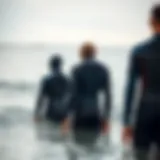 Wetsuit thickness comparison for different water temperatures