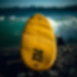 Durable Zap skimboard bag showcasing its features