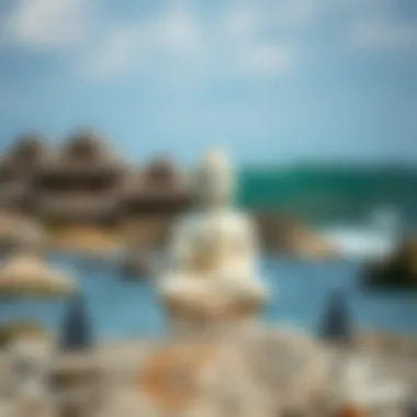 Buddhist symbols representing mindfulness